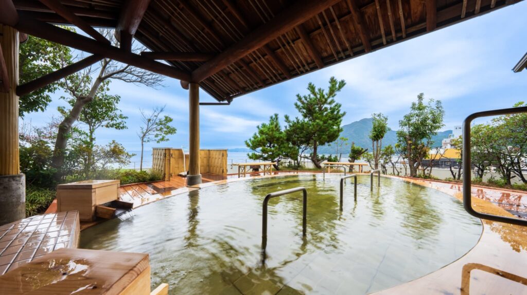 シーサイドホテル　美松　大江亭　露天風呂