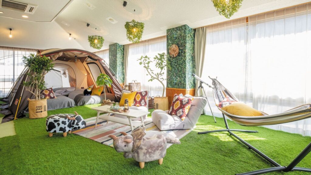 キャンプ部屋　じゃこ丸パーク津田