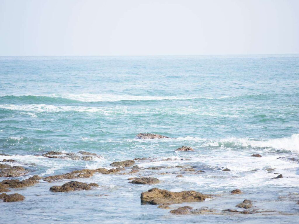 ホテルエリアワン番神岬　周辺の海の様子