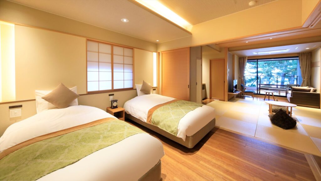 浜べの料理宿 宝来館 露天風呂付和洋特別室