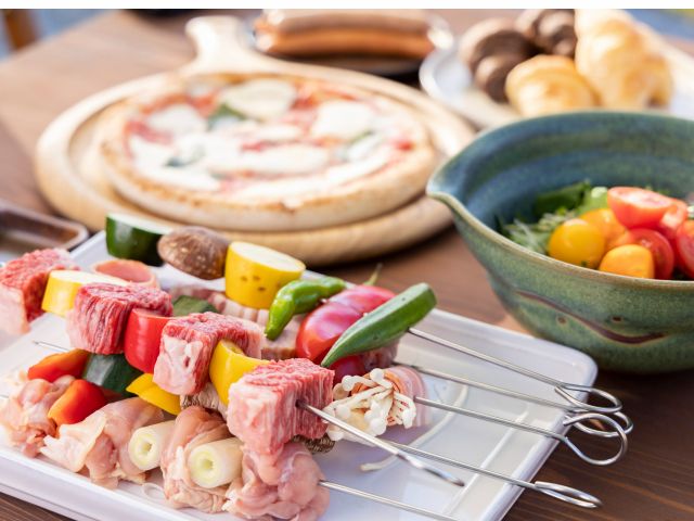 奥霧島御池キャンプ村　宮崎牛BBQ