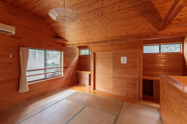 奥霧島御池キャンプ村　コテージ室内