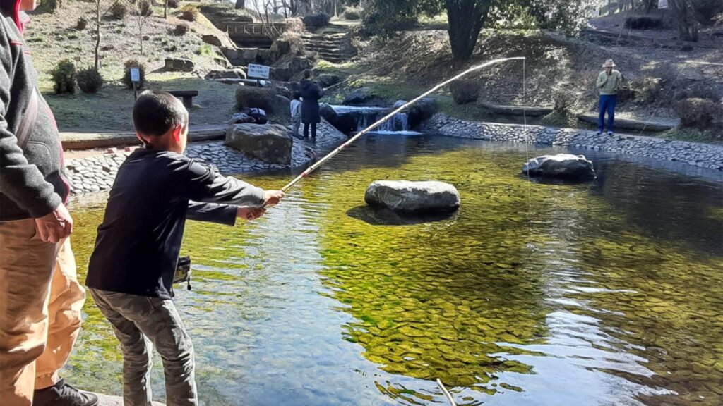 奥霧島 皇子原公園 キャンプ場　釣り