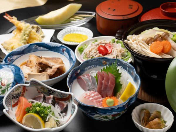 秋沢ホテル　夕食の1例