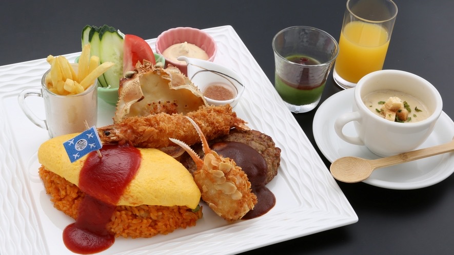 お子様ランチ　ホテル清風館