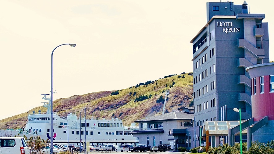 外観　ホテル礼文