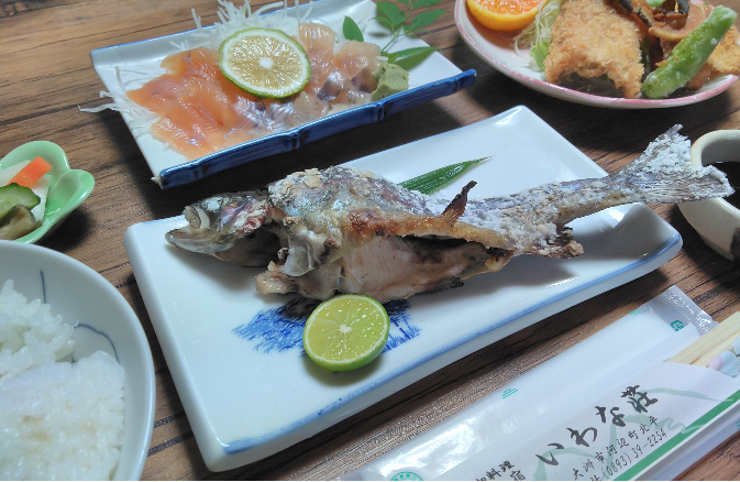 民宿 いわな荘　料理