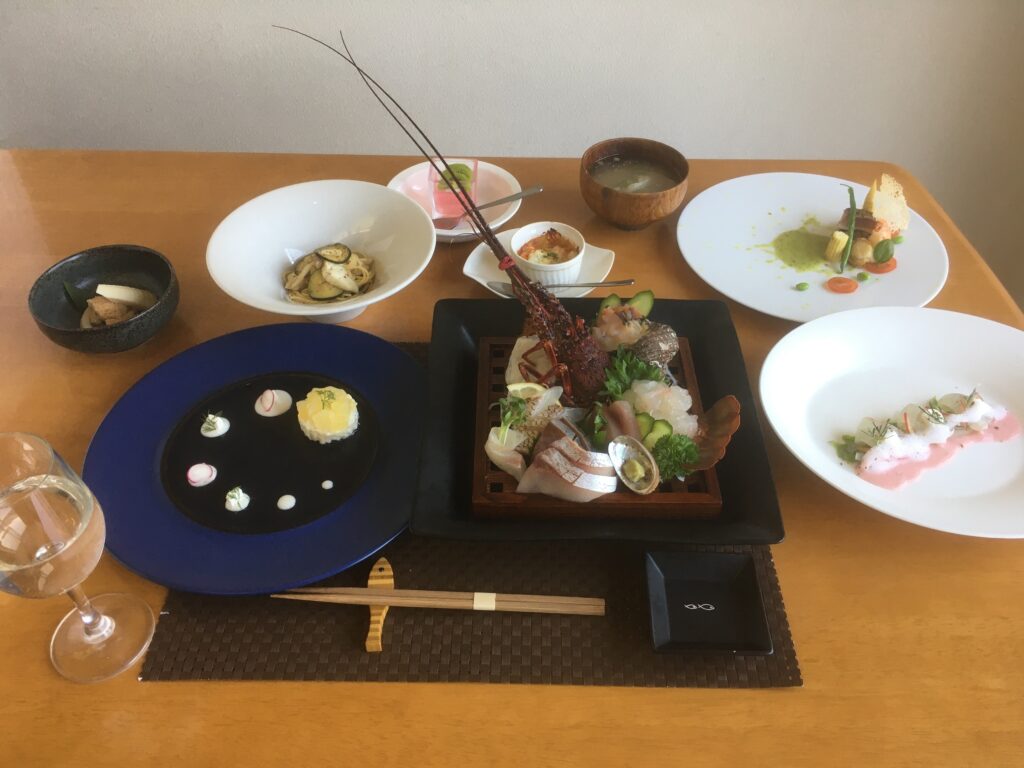 Seasideうわかい　料理
