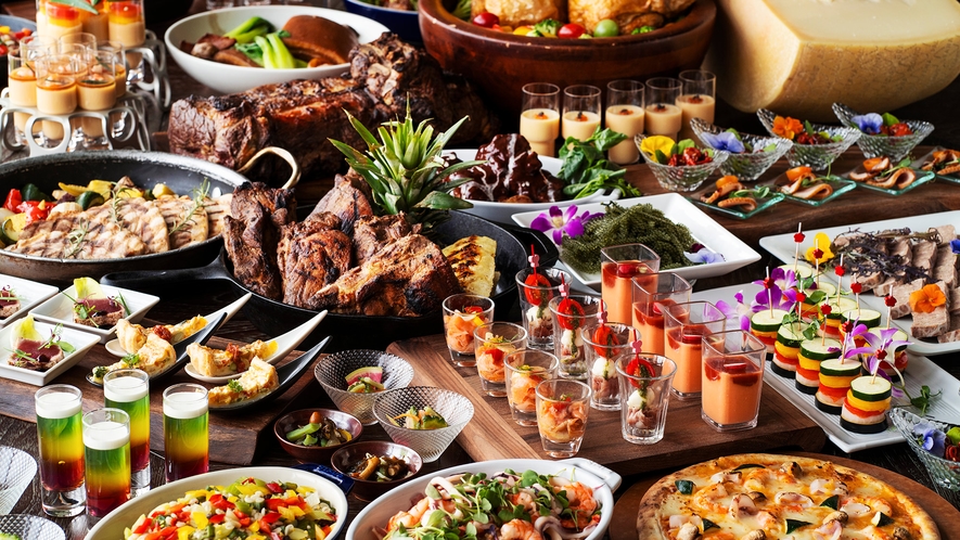 フサキビーチリゾート ホテル＆ヴィラズ BOLD KITCHEN 夕食ビュッフェ