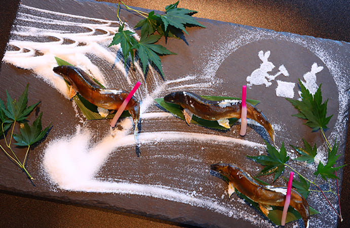 梅里苑　ソルトアートの1例