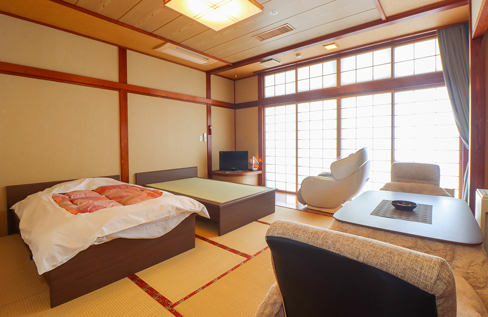 梅里苑　マッサージチェア、こたつのある客室