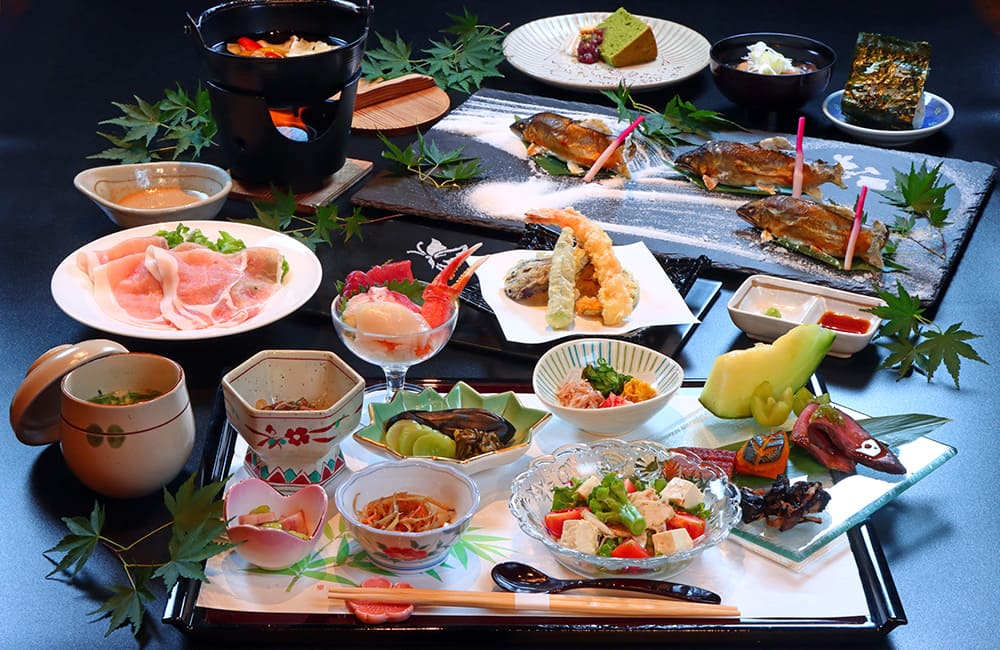 梅里苑　夕食の1例