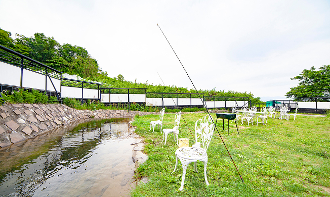 長者屋敷　渓流釣り場