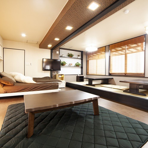 長者屋敷　ペットを放し飼いにできる客室